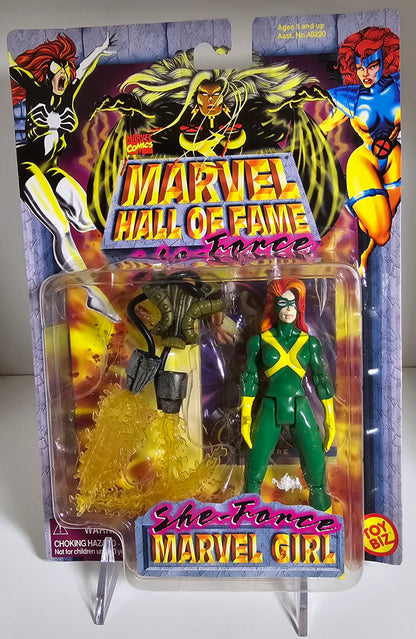 TOY BIZ MARVEL HALL OF FAME SHE-FORCE MARVEL GIRL ACTION FIGURE [PH02] X-Men Toy Biz   