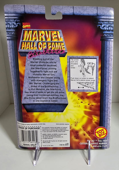 TOY BIZ MARVEL HALL OF FAME SHE-FORCE MARVEL GIRL ACTION FIGURE [PH02] X-Men Toy Biz   