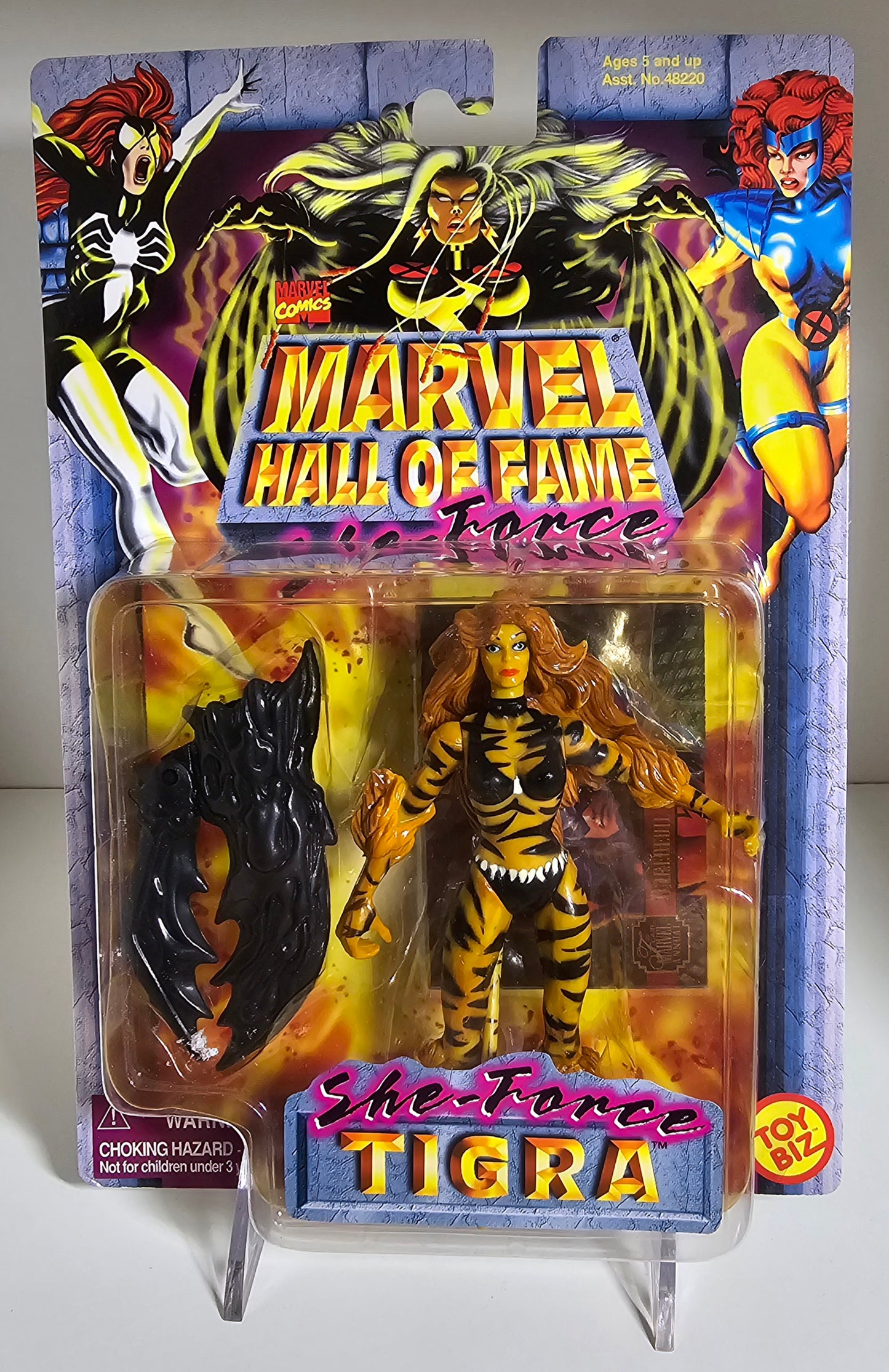 TOY BIZ MARVEL HALL OF FAME SHE-FORCE TIGRA ACTION FIGURE [PH02] X-Men Toy Biz   