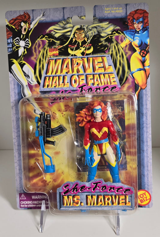 TOY BIZ MARVEL HALL OF FAME SHE-FORCE MS MARVEL [PH02]