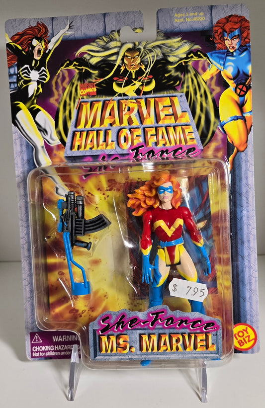 TOY BIZ MARVEL HALL OF FAME SHE-FORCE MS MARVEL [PH03]