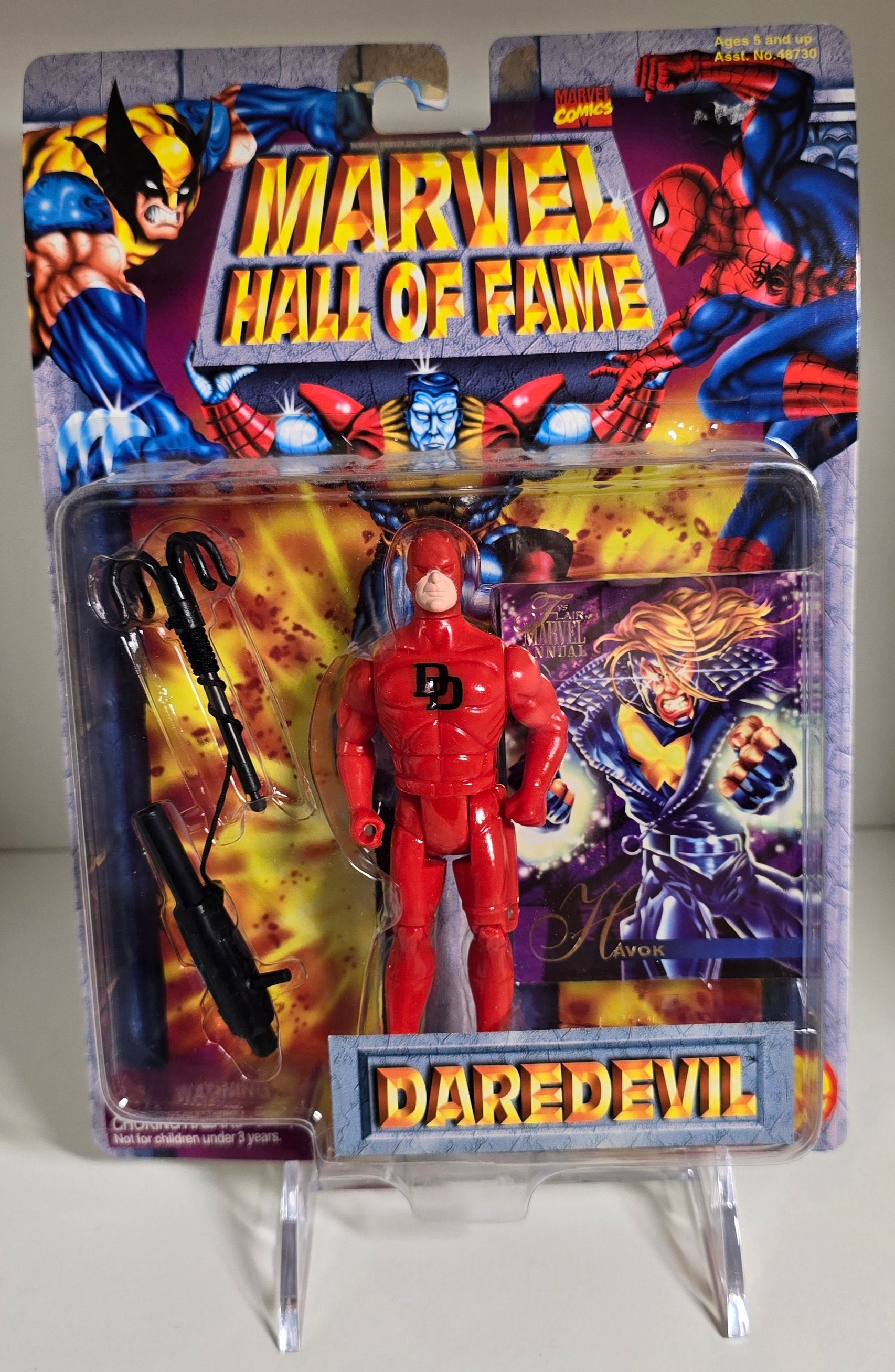 TOY BIZ MARVEL HALL OF FAME DAREDEVIL ACTION FIGURE [PH02] X-Men Toy Biz   