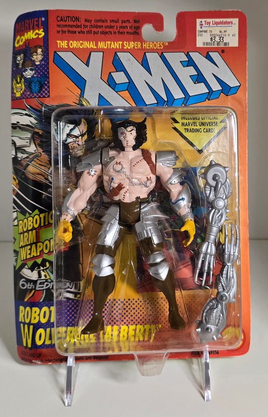 TOY BIZ UNCANNY X-MEN ROBOT WOLVERINE ALBERT ACTION FIGURE 1994 [PH01] X-Men Toy Biz   