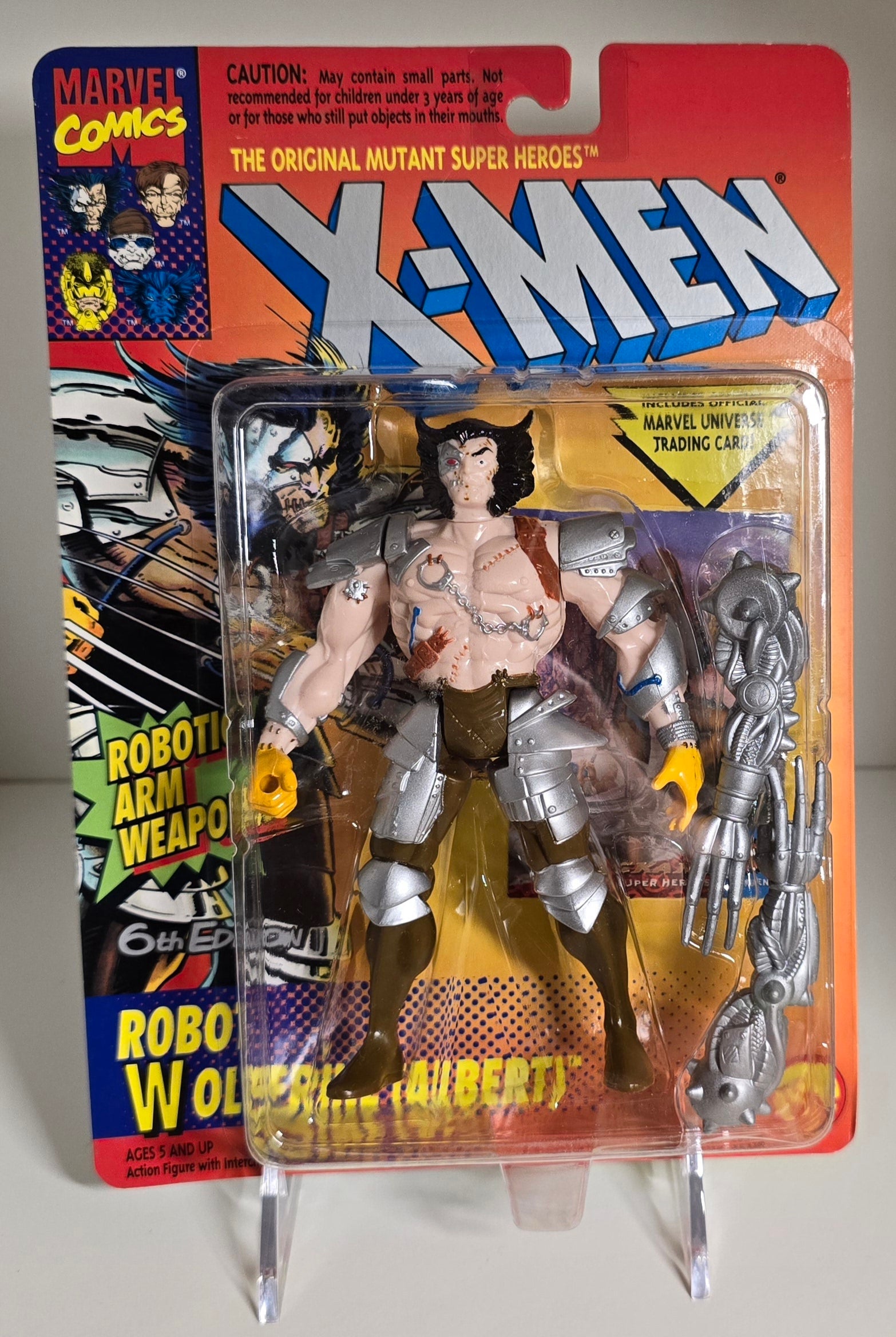 TOY BIZ UNCANNY X-MEN ROBOT WOLVERINE ALBERT ACTION FIGURE 1994 [PH02] X-Men Toy Biz   