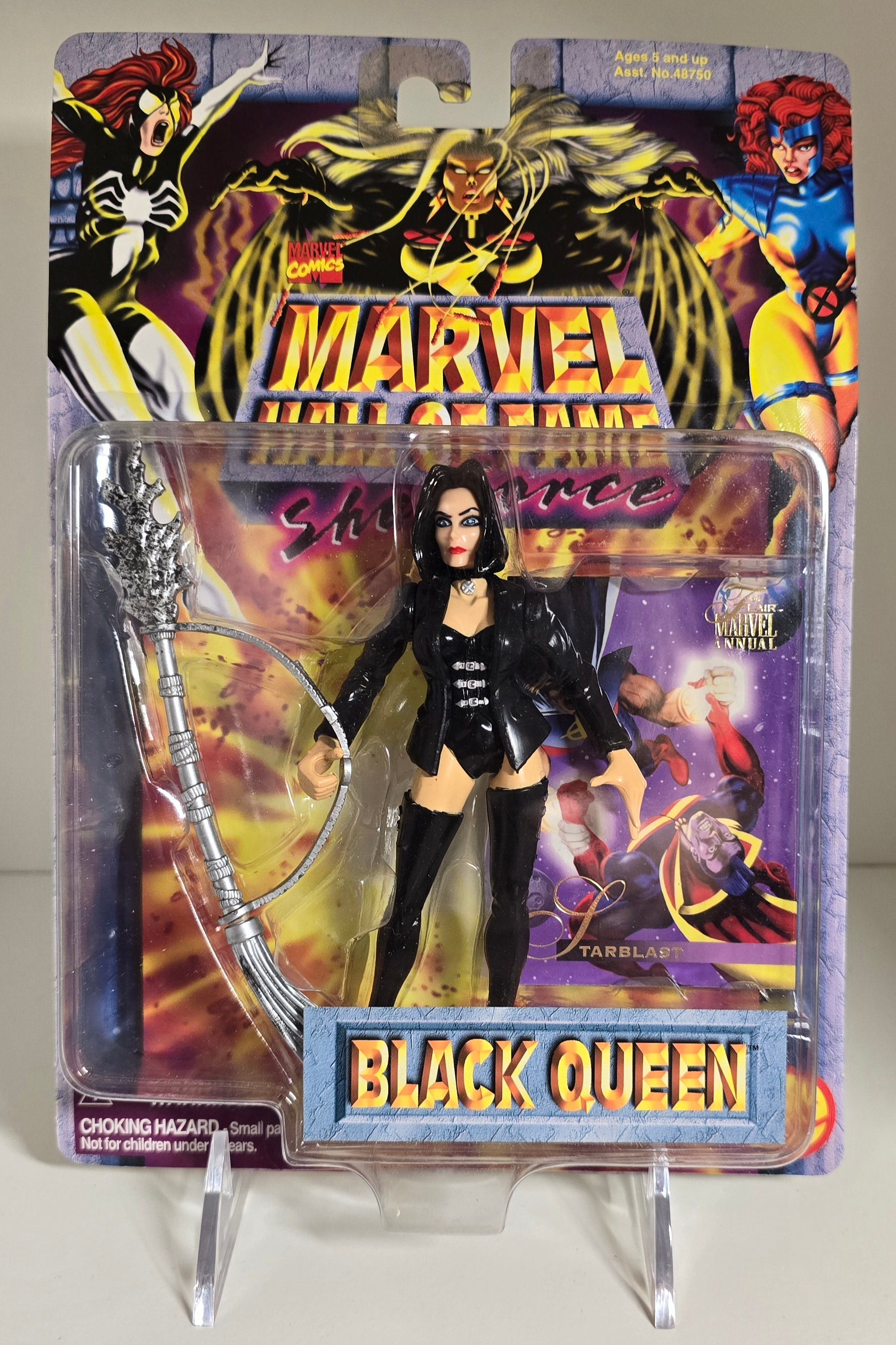 TOY BIZ MARVEL HALL OF FAME SHE-FORCE BLACK QUEEN ACTION FIGURE [PH01] X-Men Toy Biz   