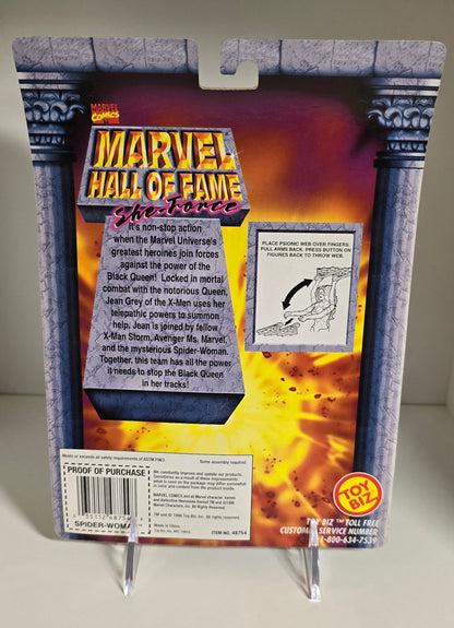 TOY BIZ MARVEL HALL OF FAME SHE-FORCE SPIDER-WOMAN ACTION FIGURE [PH01] X-Men Toy Biz   