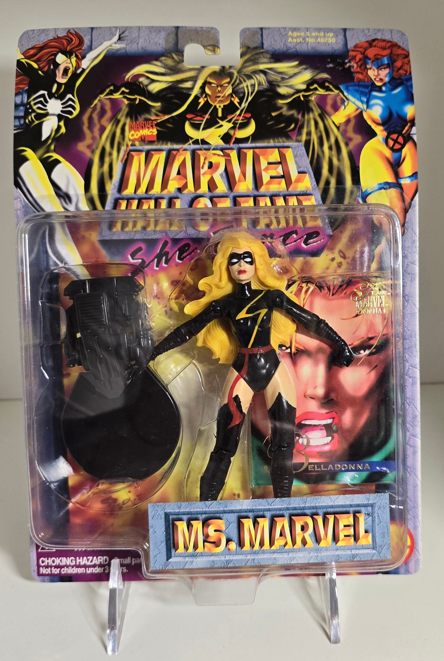 TOY BIZ MARVEL HALL OF FAME SHE-FORCE MS MARVEL ACTION FIGURE [PH01] X-Men Toy Biz   