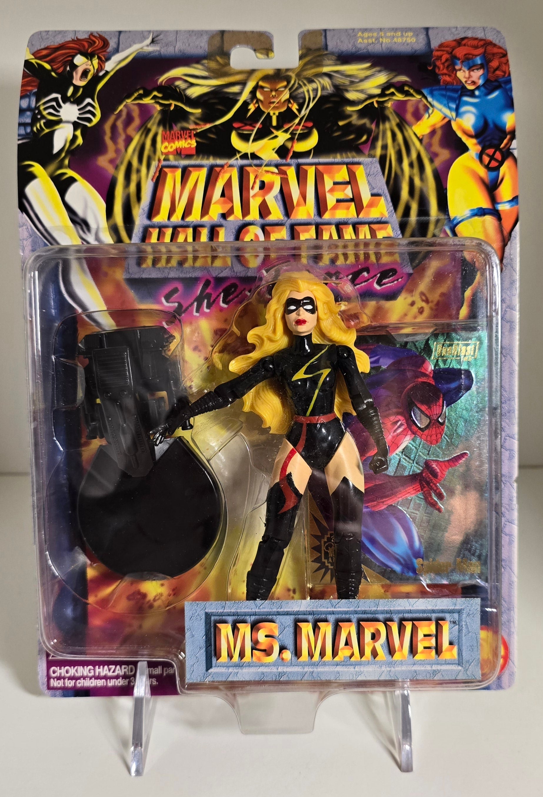 TOY BIZ MARVEL HALL OF FAME SHE-FORCE MS MARVEL ACTION FIGURE [PH02] X-Men Toy Biz   