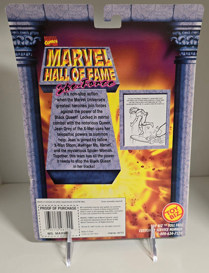 TOY BIZ MARVEL HALL OF FAME SHE-FORCE MS MARVEL ACTION FIGURE [PH02] X-Men Toy Biz   