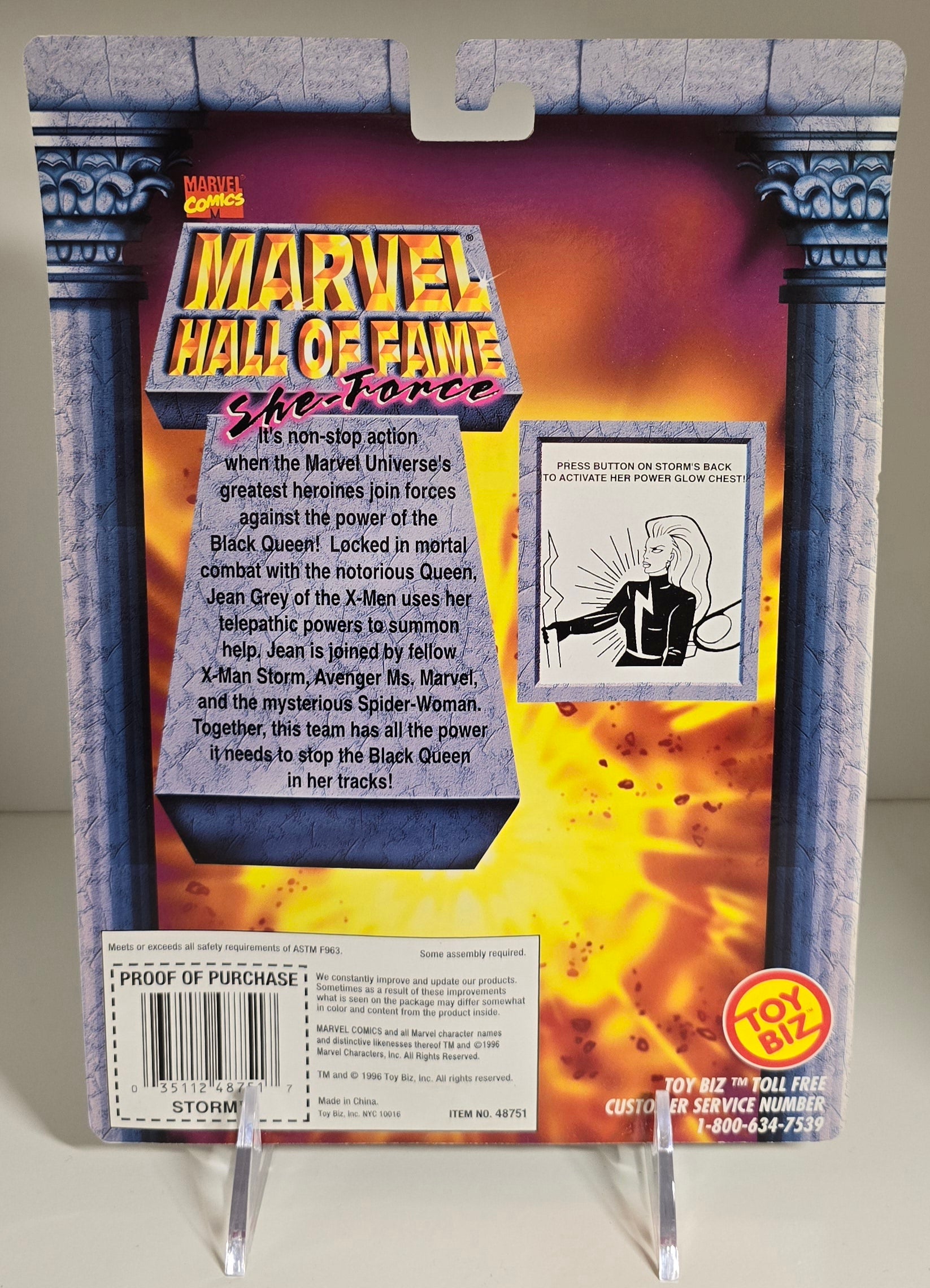 TOY BIZ MARVEL HALL OF FAME SHE-FORCE STORM ACTION FIGURE [PH02] X-Men Toy Biz   