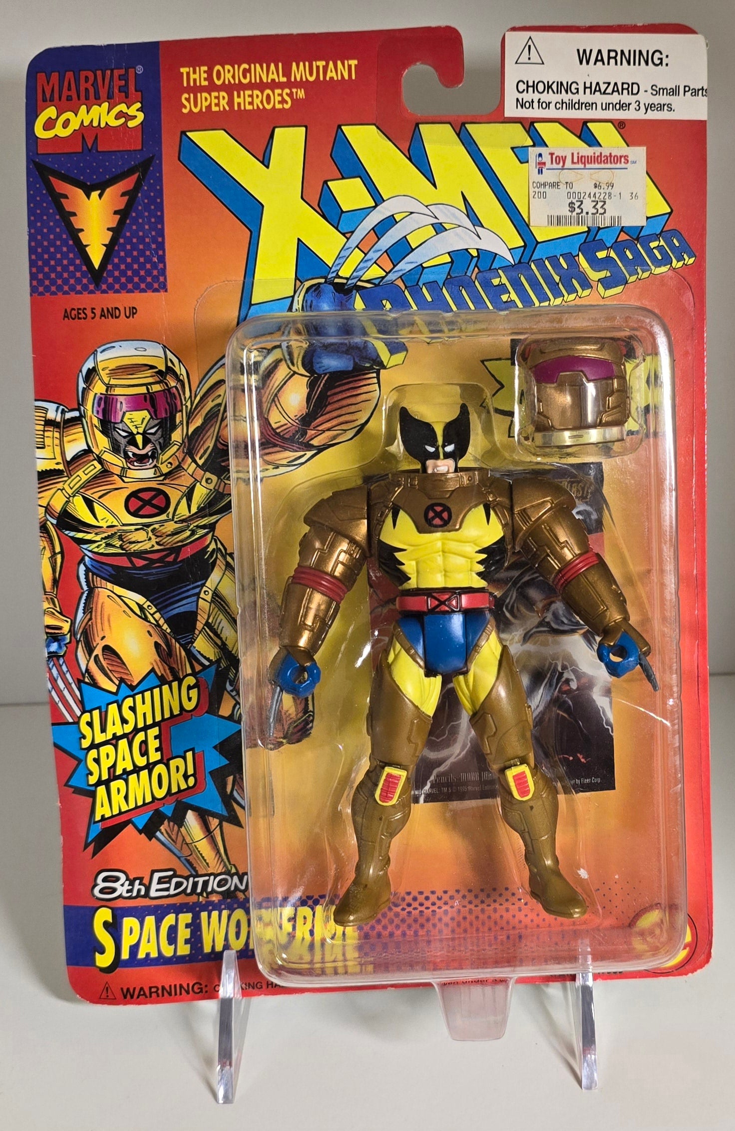 TOY BIZ X-MEN PHOENIX SAGA SPACE WOLVERINE 8TH EDITION ACTION FIGURE X-Men Toy Biz   