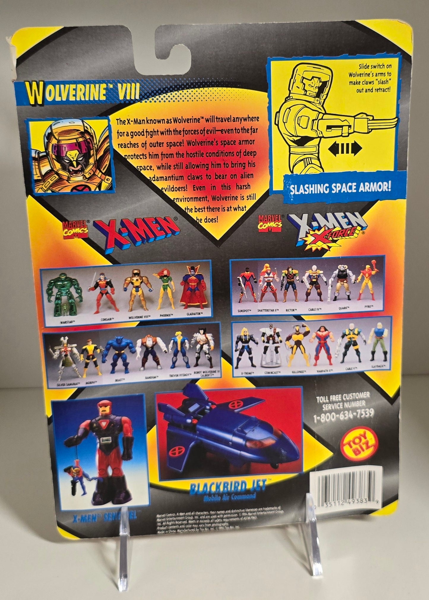 TOY BIZ X-MEN PHOENIX SAGA SPACE WOLVERINE 8TH EDITION ACTION FIGURE X-Men Toy Biz   