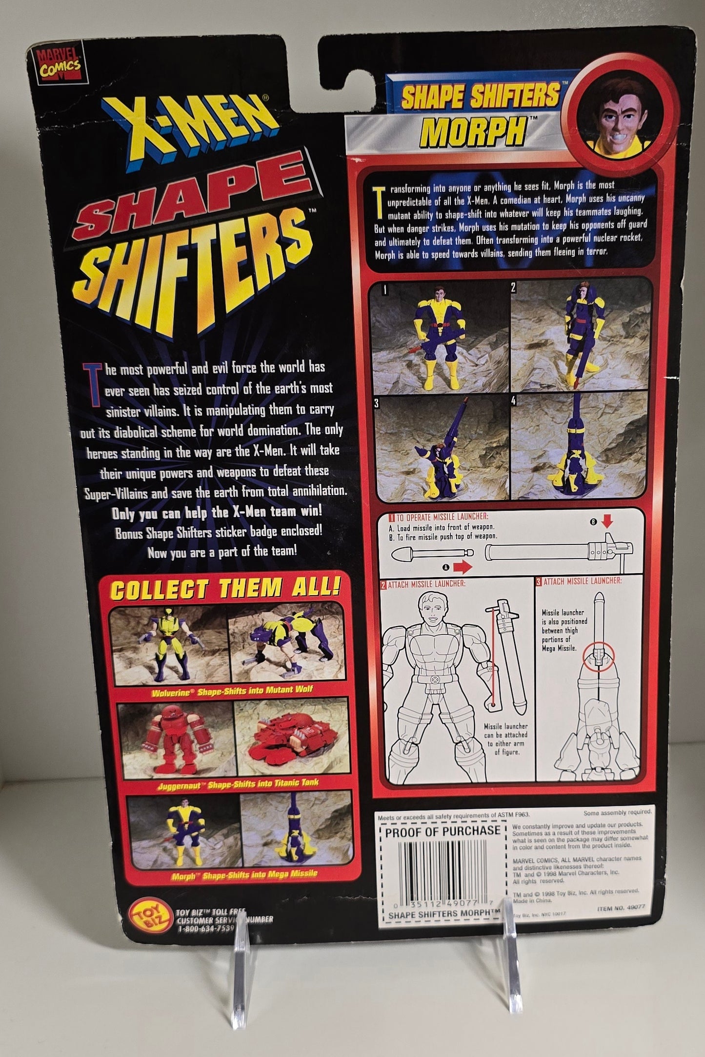 TOY BIZ X-MEN SHAPE SHIFTERS MORPH ACTION FIGURE – Sanctum Sanctorum ...