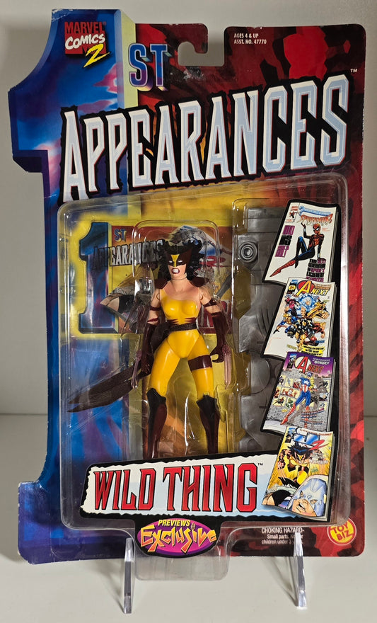 TOY BIZ MARVEL COMICS 2 1ST APPEARANCES WILD THING PREVIEWS EXCLUSIVE ACTION FIGURE