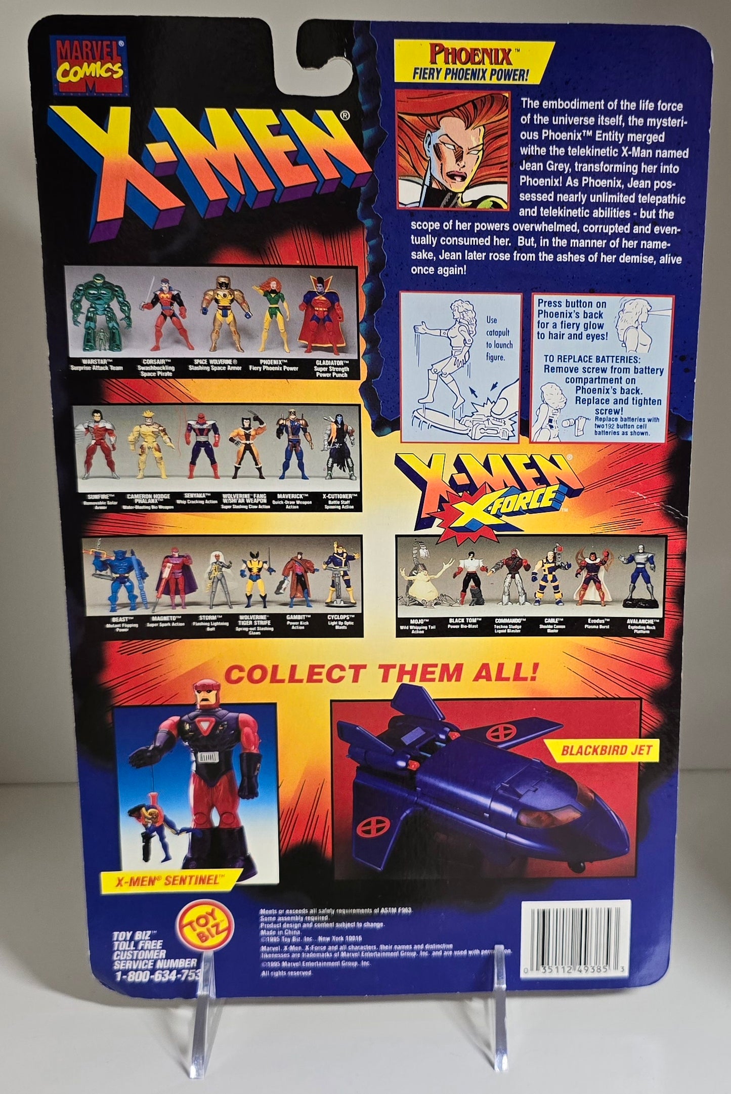 TOY BIZ X-MEN PHOENIX SAGA SERIES PHOENIX ACTION FIGURE [PH03] X-Men Toy Biz   
