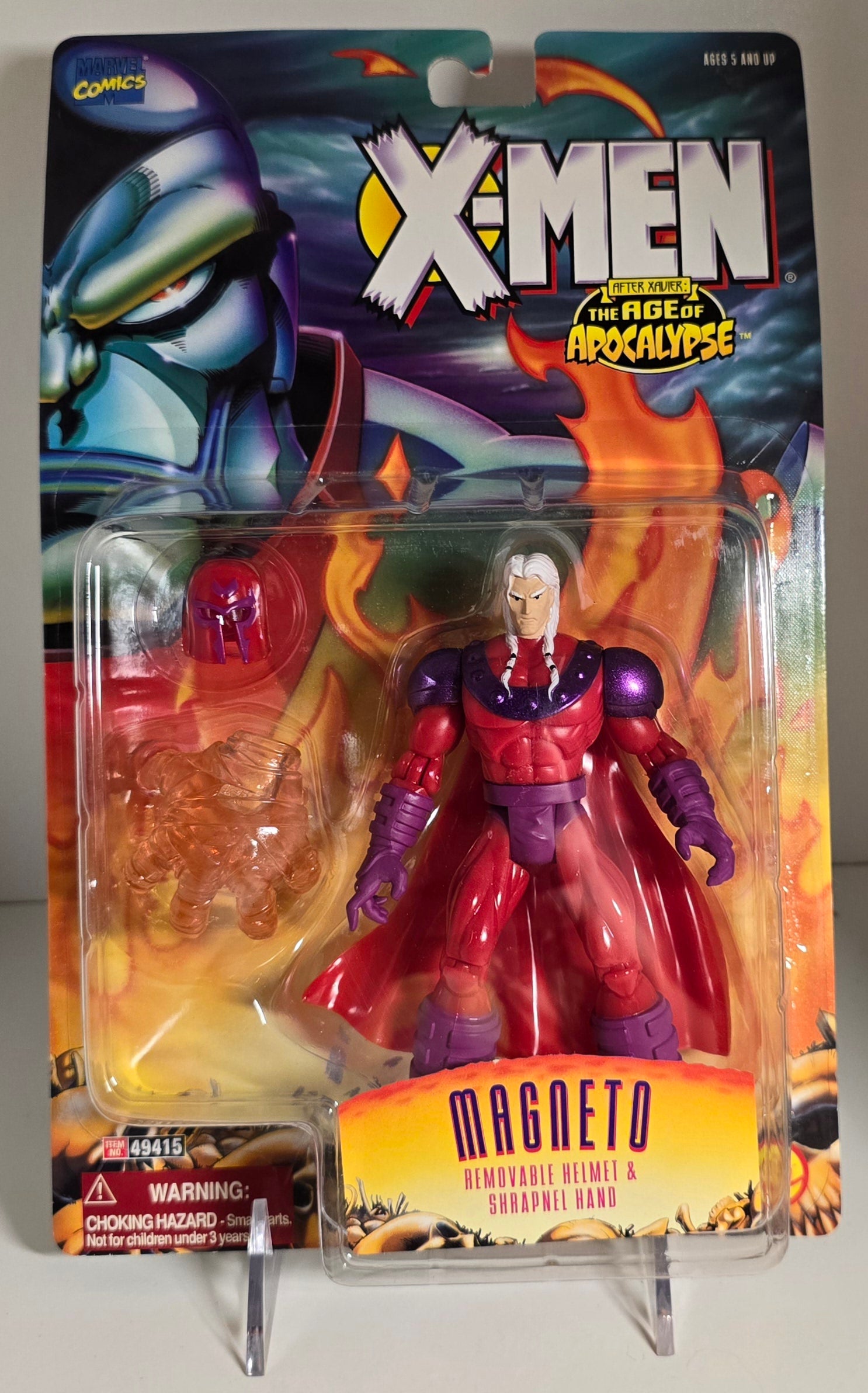 TOY BIZ X-MEN Age of Apocalypse MAGNETO ACTION FIGURE [PH02] X-Men Toy Biz   