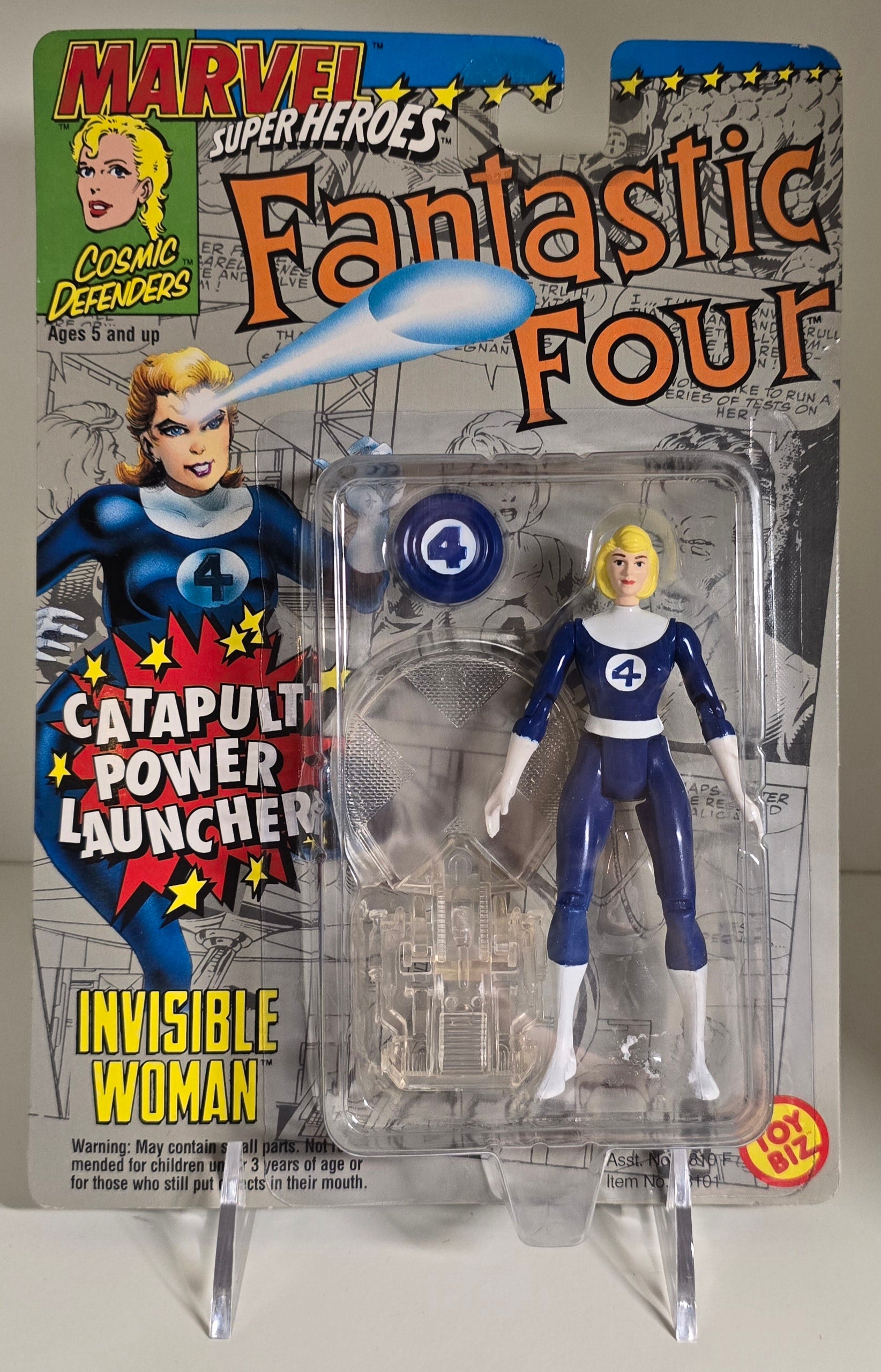 TOY BIZ MARVEL SUPER HEROES INVISIBLE WOMAN CATAPULT POWER LAUNCHER [PH03] X-Men Toy Biz   