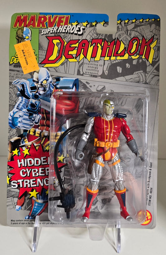 TOY BIZ MARVEL SUPER HEROES DEATHLOK HIDDEN CYBER STRENGTH [PH02] X-Men Toy Biz   