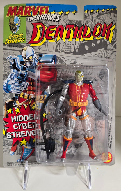 TOY BIZ MARVEL SUPER HEROES DEATHLOK HIDDEN CYBER STRENGTH [PH03] X-Men Toy Biz   