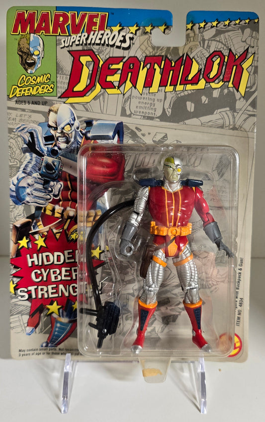 TOY BIZ MARVEL SUPER HEROES DEATHLOK HIDDEN CYBER STRENGTH [PH04] X-Men Toy Biz   