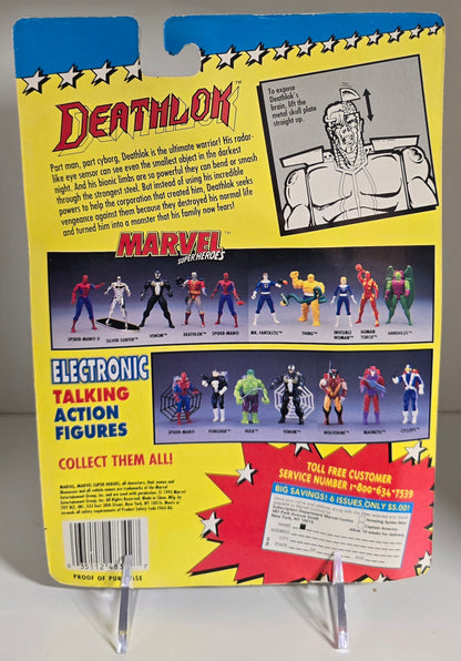 TOY BIZ MARVEL SUPER HEROES DEATHLOK HIDDEN CYBER STRENGTH [PH04] X-Men Toy Biz   