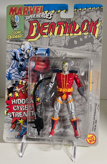 TOY BIZ MARVEL SUPER HEROES DEATHLOK HIDDEN CYBER STRENGTH [PH05] X-Men Toy Biz   