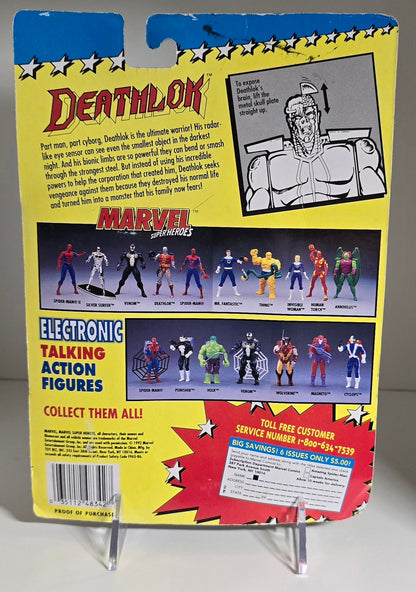 TOY BIZ MARVEL SUPER HEROES DEATHLOK HIDDEN CYBER STRENGTH [PH05] X-Men Toy Biz   