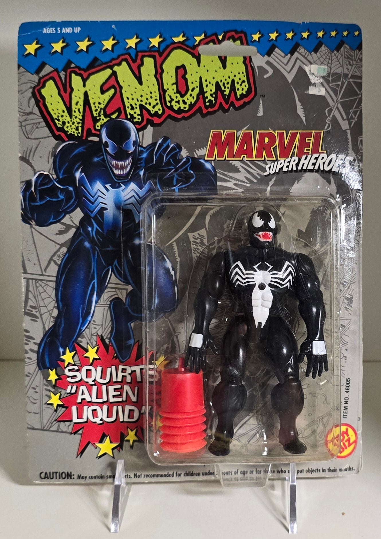 TOY BIZ MARVEL SUPER HEROES VENOM SQUIRTS ALIEN LIQUID [PH03] X-Men Toy Biz   