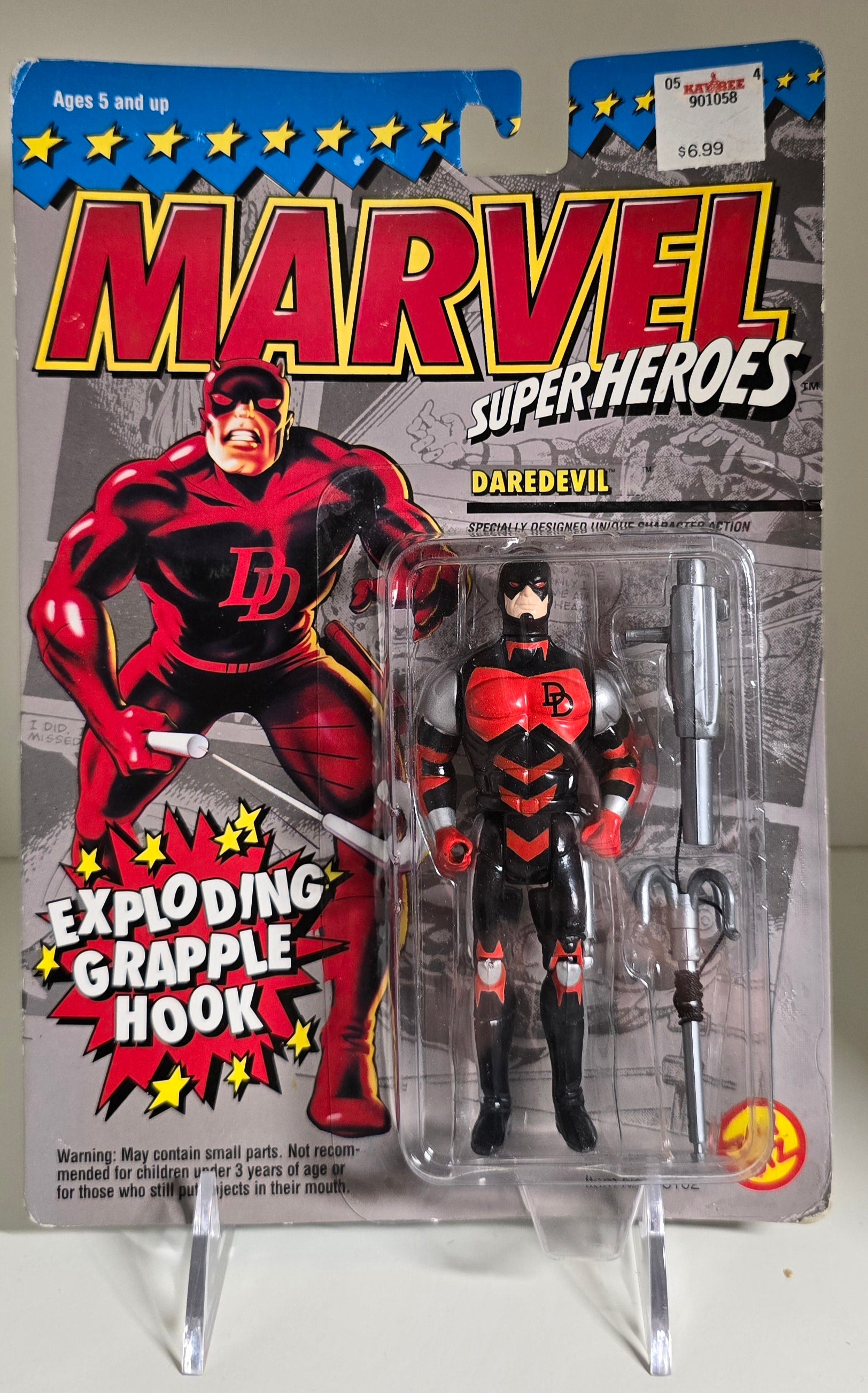 TOY BIZ MARVEL SUPER HEROES DAREDEVIL EXPLODING GRAPPLE HOOK [PH02] X-Men Toy Biz   