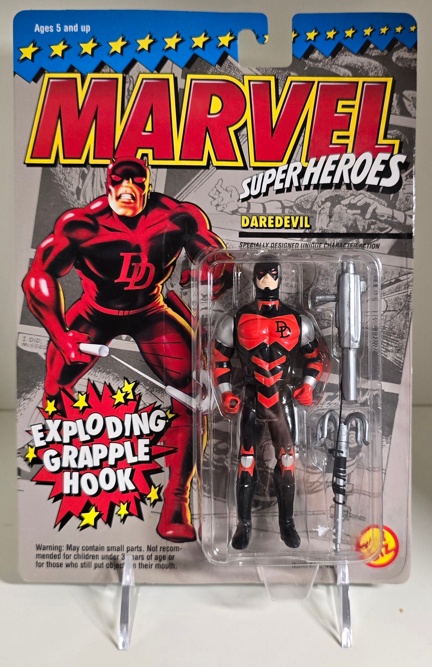 TOY BIZ MARVEL SUPER HEROES DAREDEVIL EXPLODING GRAPPLE HOOK [PH07] X-Men Toy Biz   