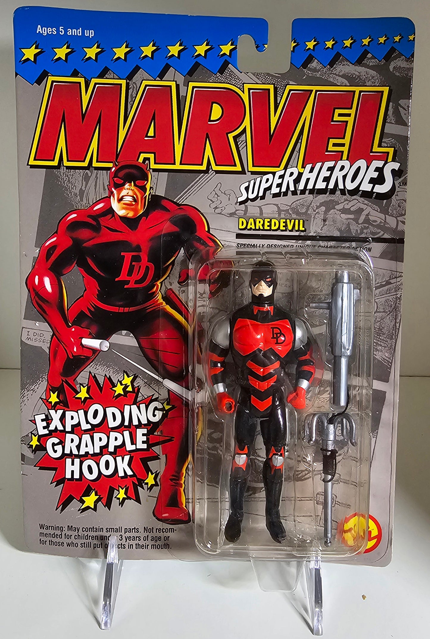 TOY BIZ MARVEL SUPER HEROES DAREDEVIL EXPLODING GRAPPLE HOOK [PH08] X-Men Toy Biz   