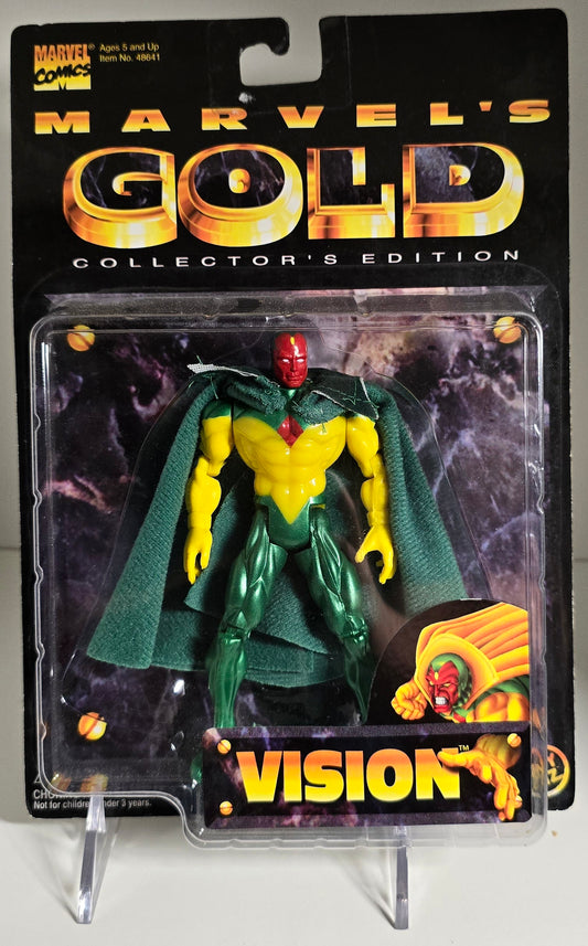 TOY BIZ MARVELS GOLD COLLECTORS EDITION VISION X-Men Toy Biz   