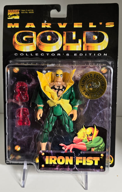 TOY BIZ MARVELS GOLD COLLECTORS EDITION IRON FIST X-Men Toy Biz   