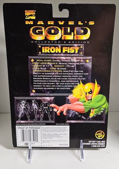 TOY BIZ MARVELS GOLD COLLECTORS EDITION IRON FIST X-Men Toy Biz   