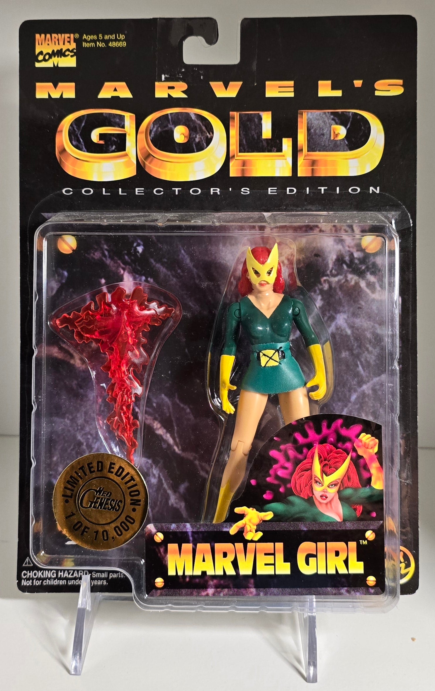 TOY BIZ MARVELS GOLD COLLECTORS EDITION MARVEL GIRL X-Men Toy Biz   