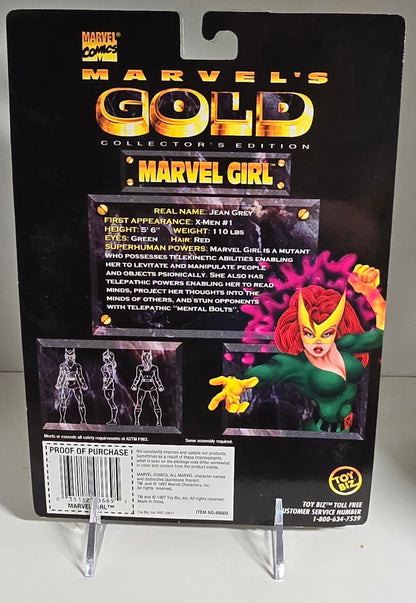 TOY BIZ MARVELS GOLD COLLECTORS EDITION MARVEL GIRL X-Men Toy Biz   