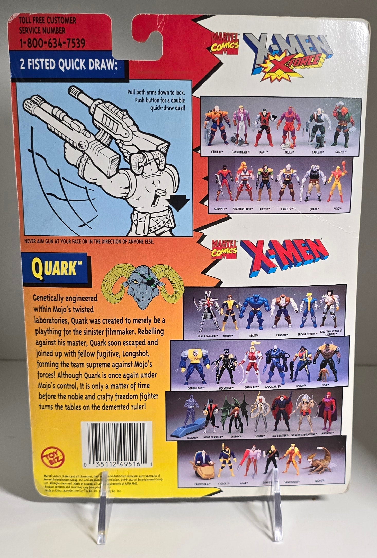 TOY BIZ X-MEN X-FORCE QUARK [PH03] X-Men Toy Biz   