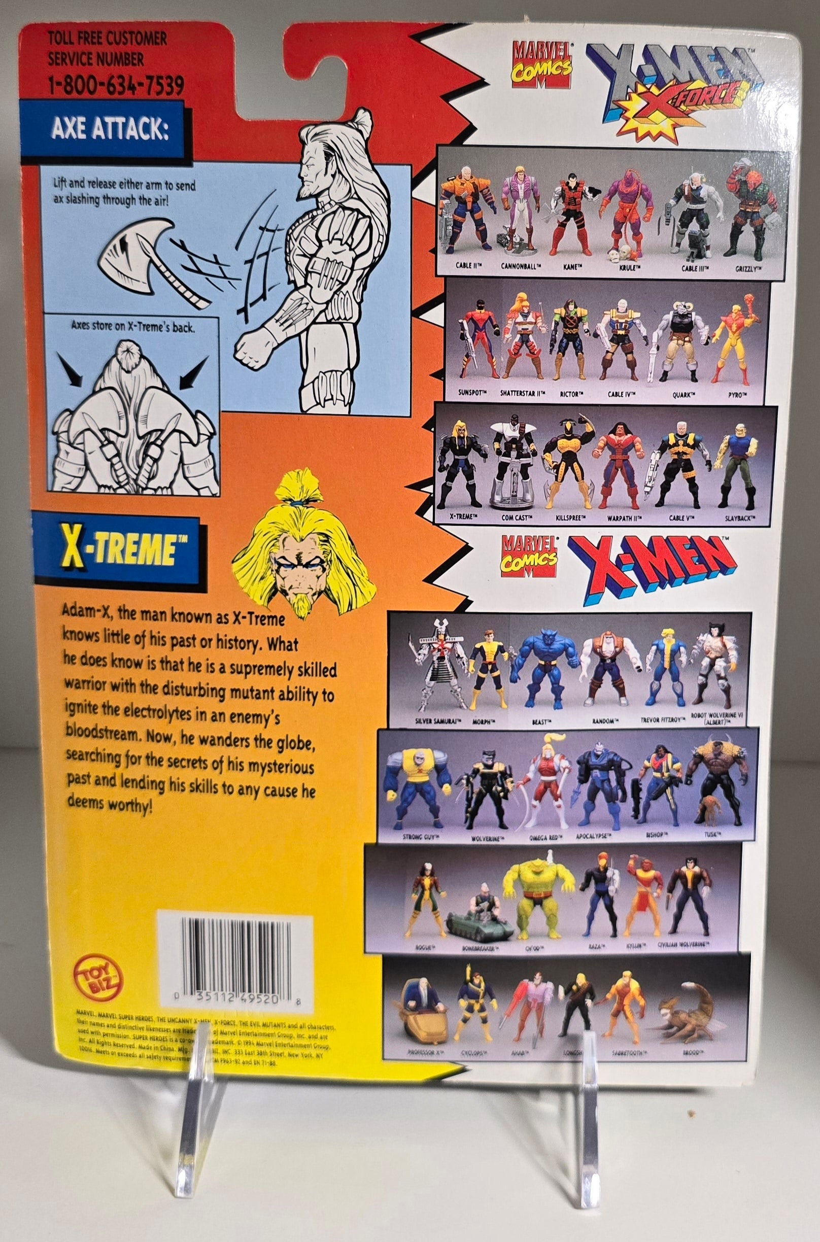TOY BIZ X-MEN X-FORCE X-TREME X-Men Toy Biz   