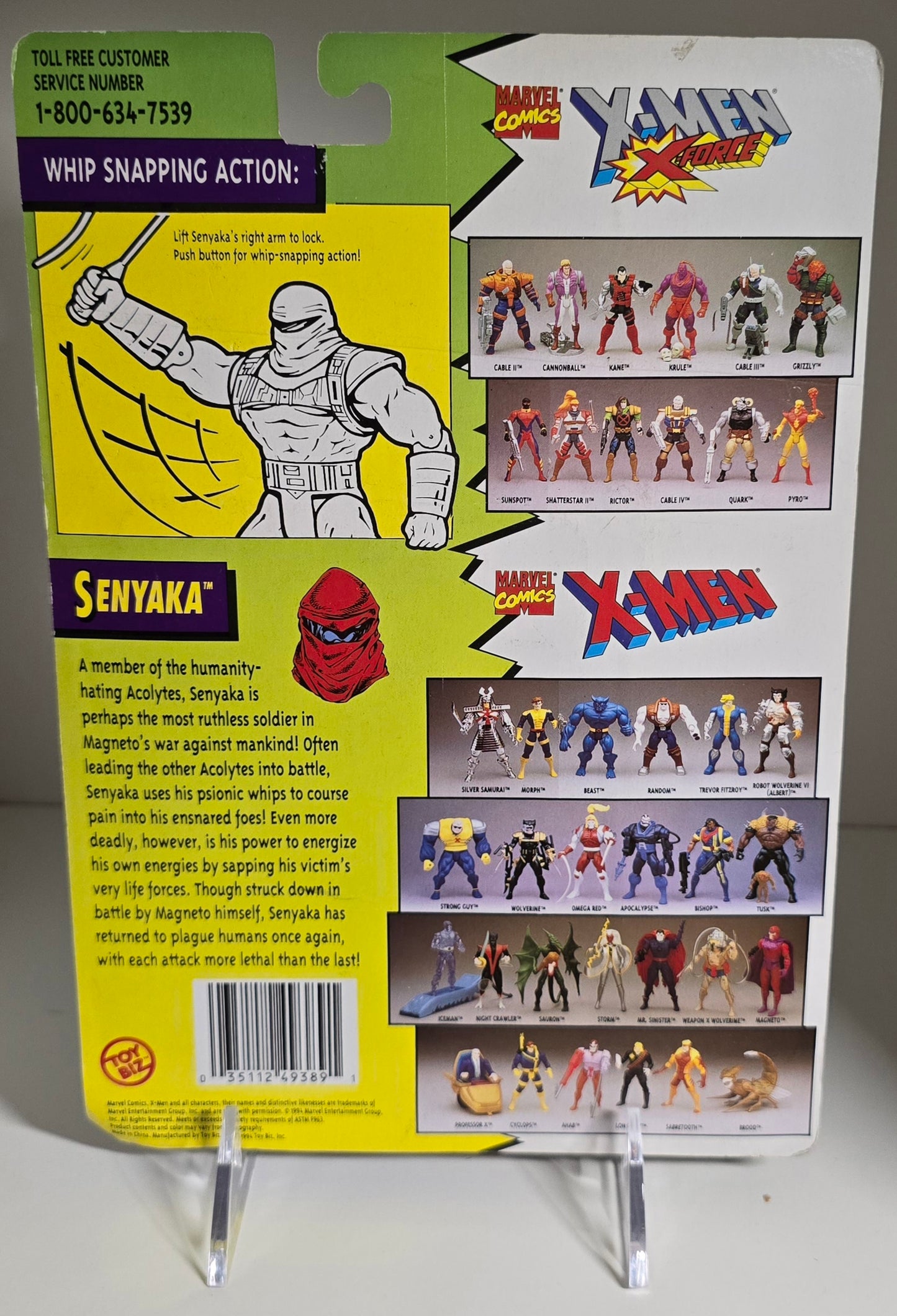 TOY BIZ X-MEN SENYAKA ACTION FIGURE [PH03] X-Men Toy Biz   