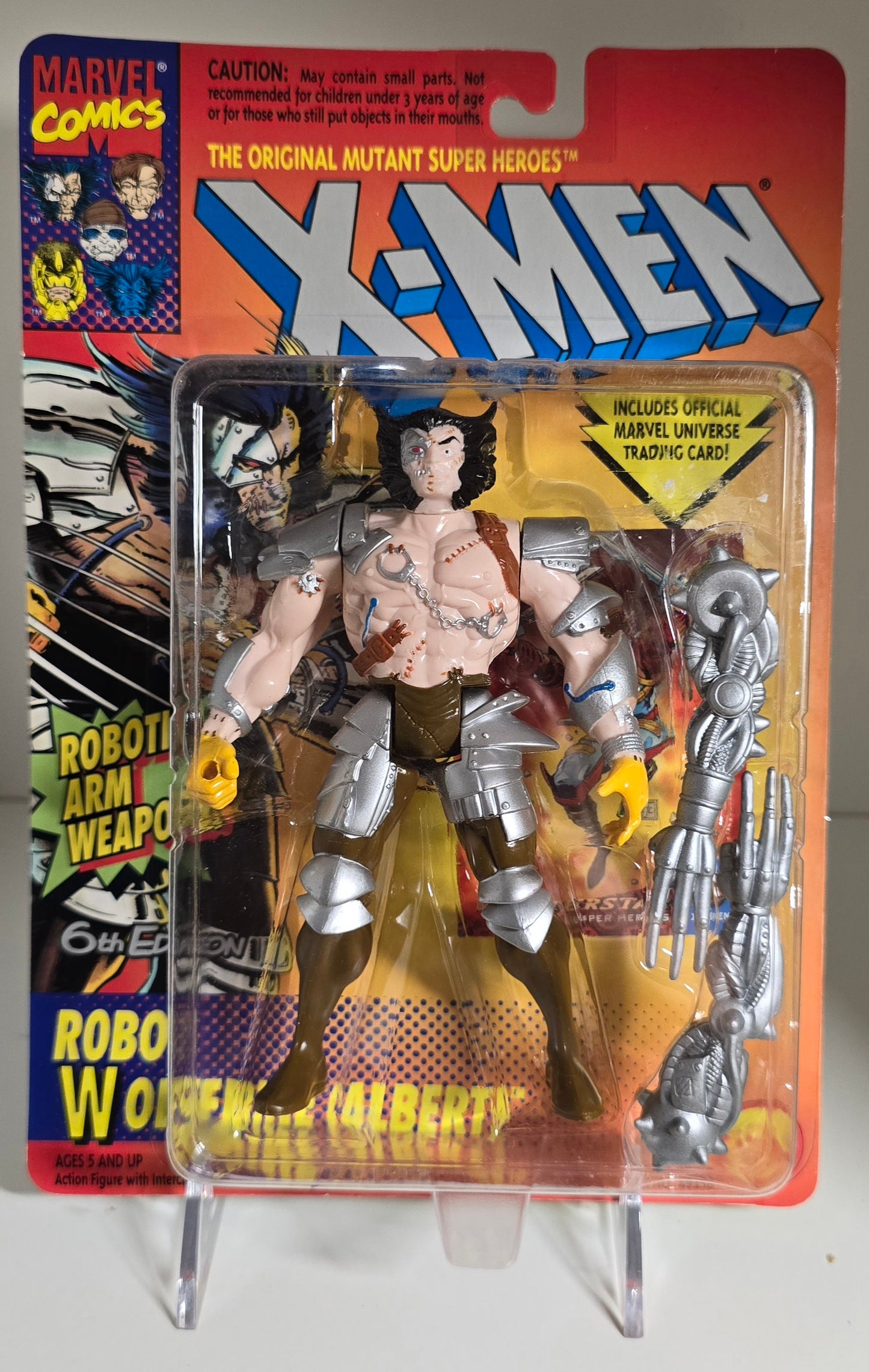TOY BIZ UNCANNY X-MEN ROBOT WOLVERINE ALBERT ACTION FIGURE 1994 [PH05] X-Men Toy Biz   