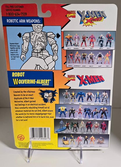 TOY BIZ UNCANNY X-MEN ROBOT WOLVERINE ALBERT ACTION FIGURE 1994 [PH05] X-Men Toy Biz   