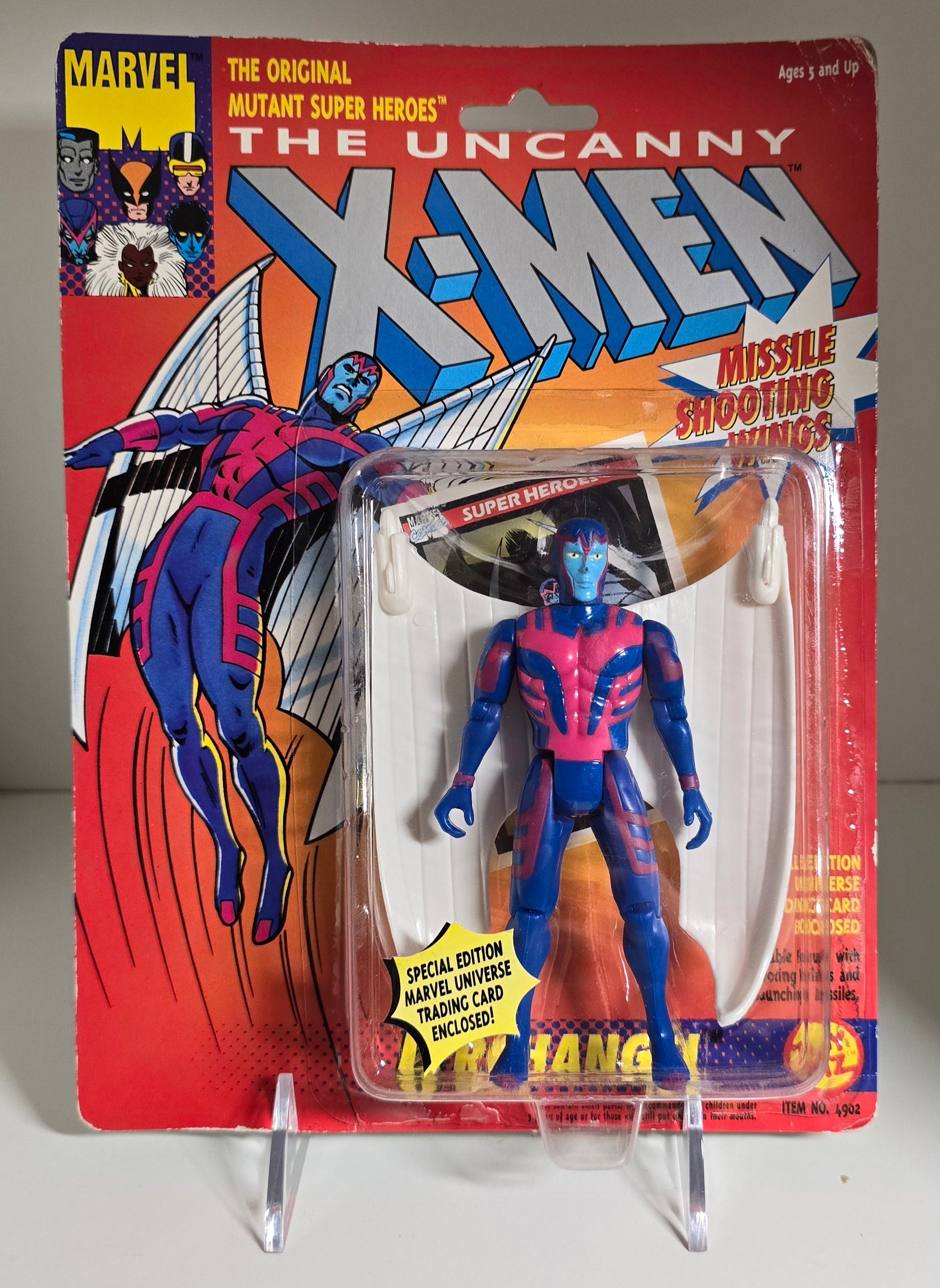 TOY BIZ UNCANNY X-MEN ARCHANGEL WHITE WINGS ACTION FIGURE 1993 [PH05] X-Men Toy Biz   