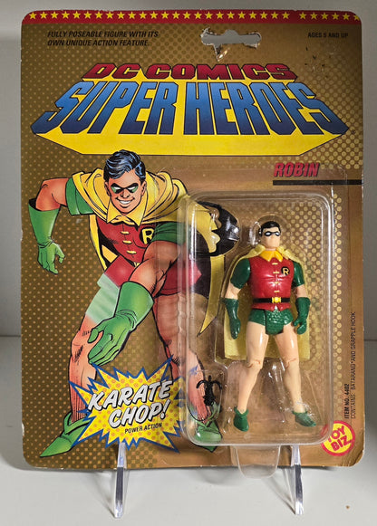 TOY BIZ DC COMICS SUPER HEROES ROBIN KARATE CHOP [PH02] Batman Toy Biz   