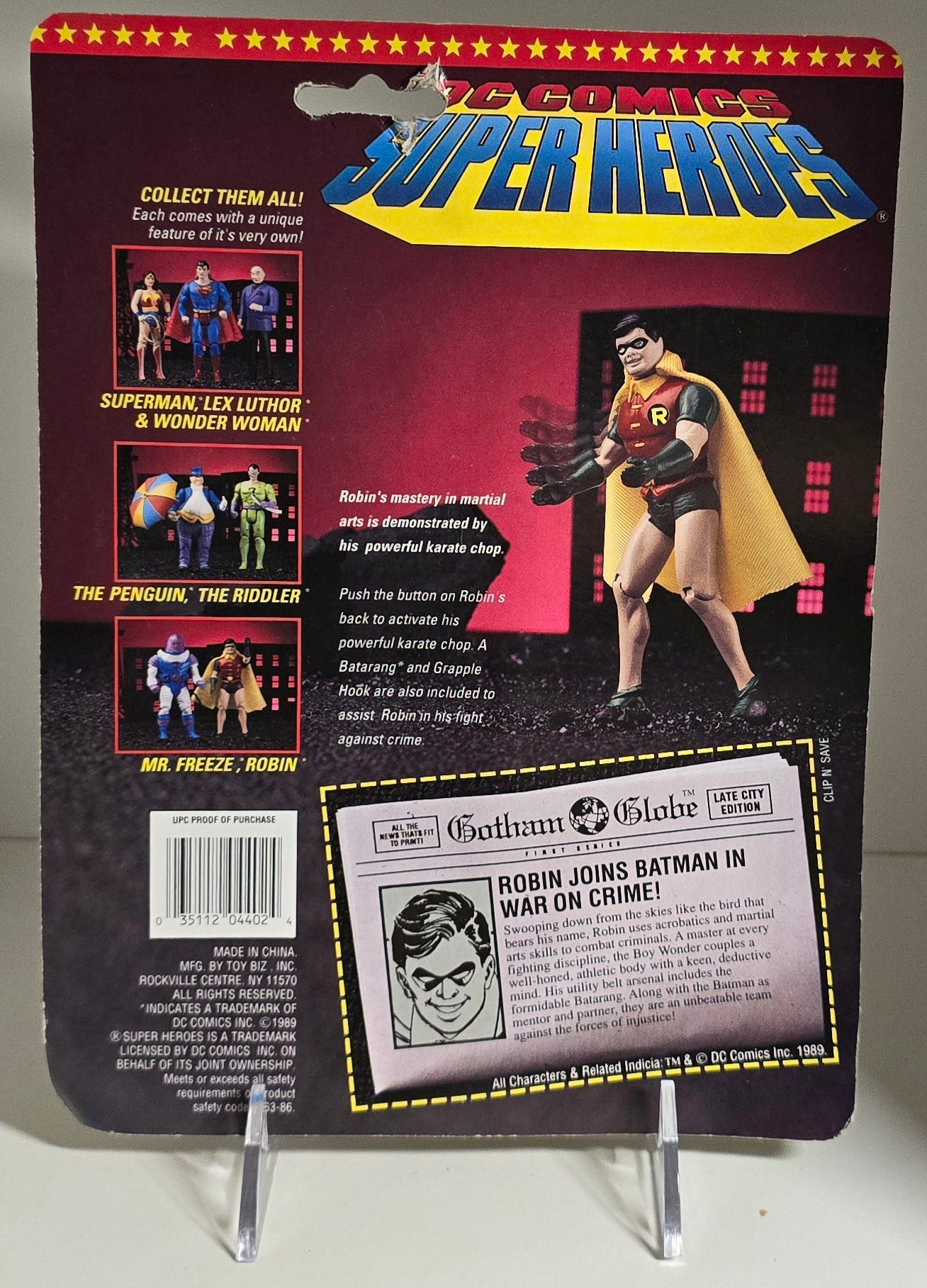 TOY BIZ DC COMICS SUPER HEROES ROBIN KARATE CHOP [PH02] – Sanctum