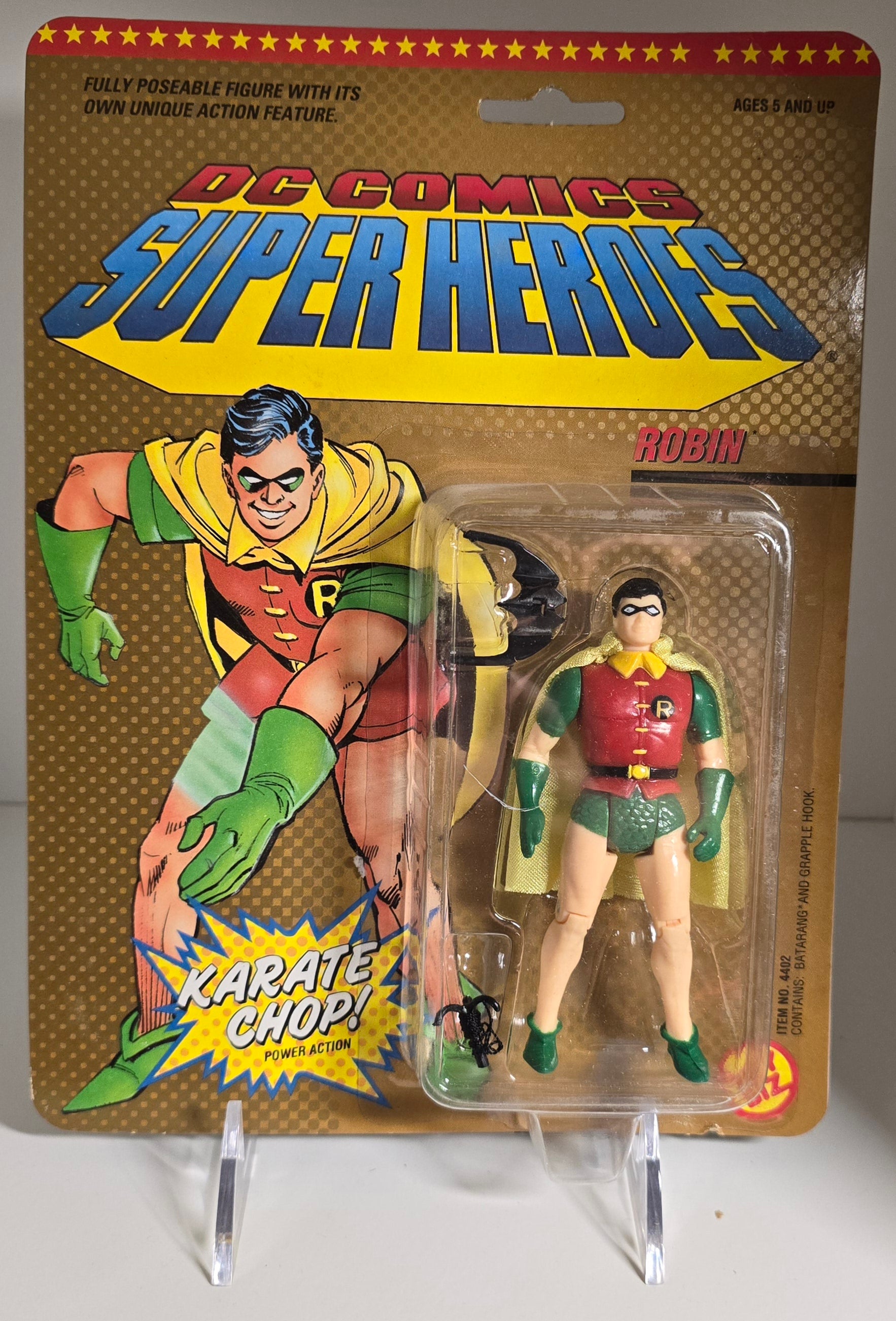 TOY BIZ DC COMICS SUPER HEROES ROBIN KARATE CHOP [PH04] Batman Toy Biz   