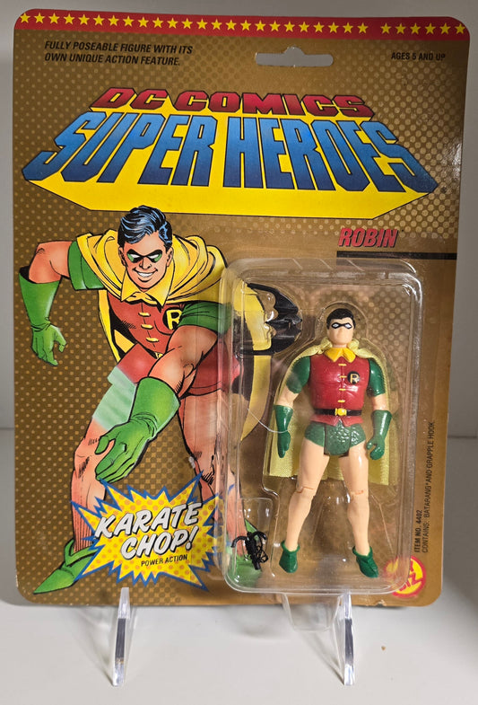 TOY BIZ DC COMICS SUPER HEROES ROBIN KARATE CHOP [PH04] Batman Toy Biz   