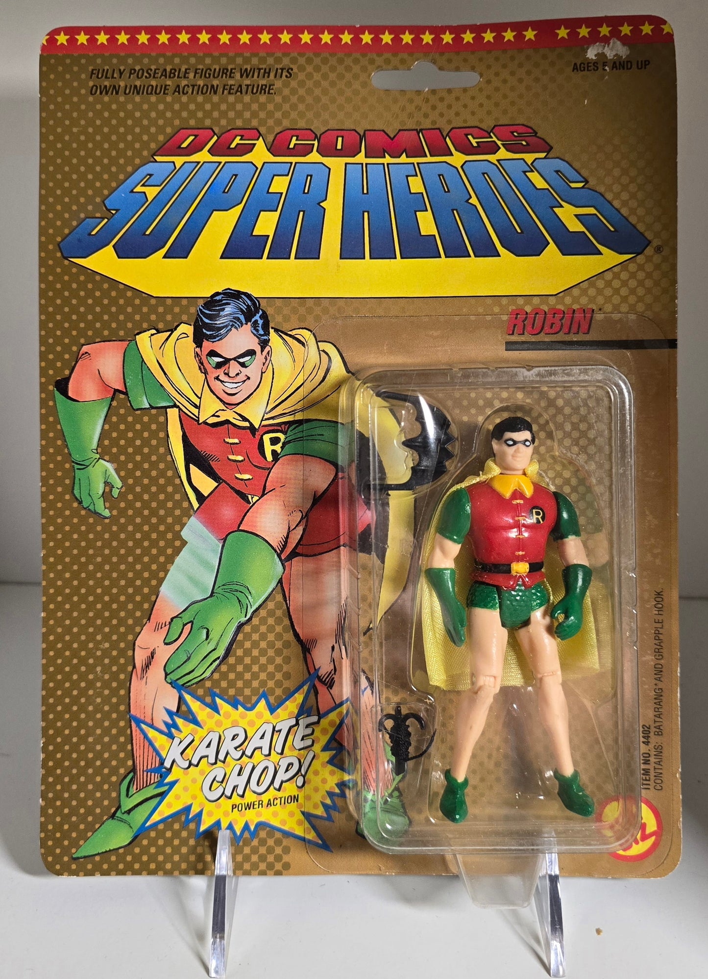 TOY BIZ DC COMICS SUPER HEROES ROBIN KARATE CHOP [PH05] Batman Toy Biz   