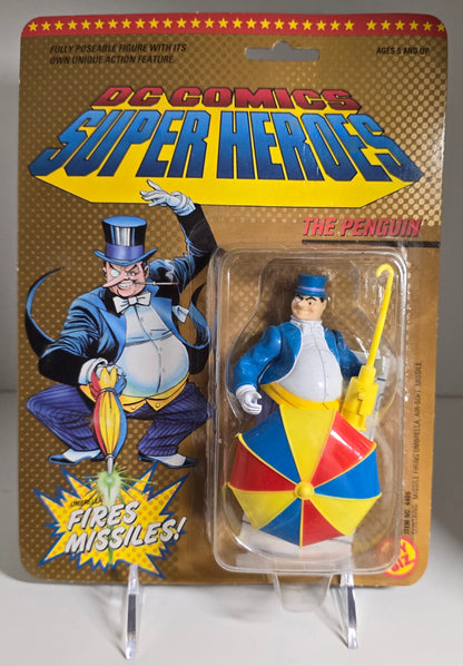 TOY BIZ DC COMICS SUPER HEROES PENGUIN FIRES MISSILES [PH02] Batman Toy Biz   