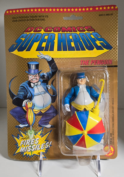 TOY BIZ DC COMICS SUPER HEROES PENGUIN FIRES MISSILES [PH04] Batman Toy Biz   