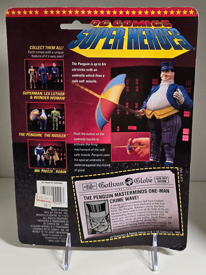 TOY BIZ DC COMICS SUPER HEROES PENGUIN FIRES MISSILES [PH04] Batman Toy Biz   